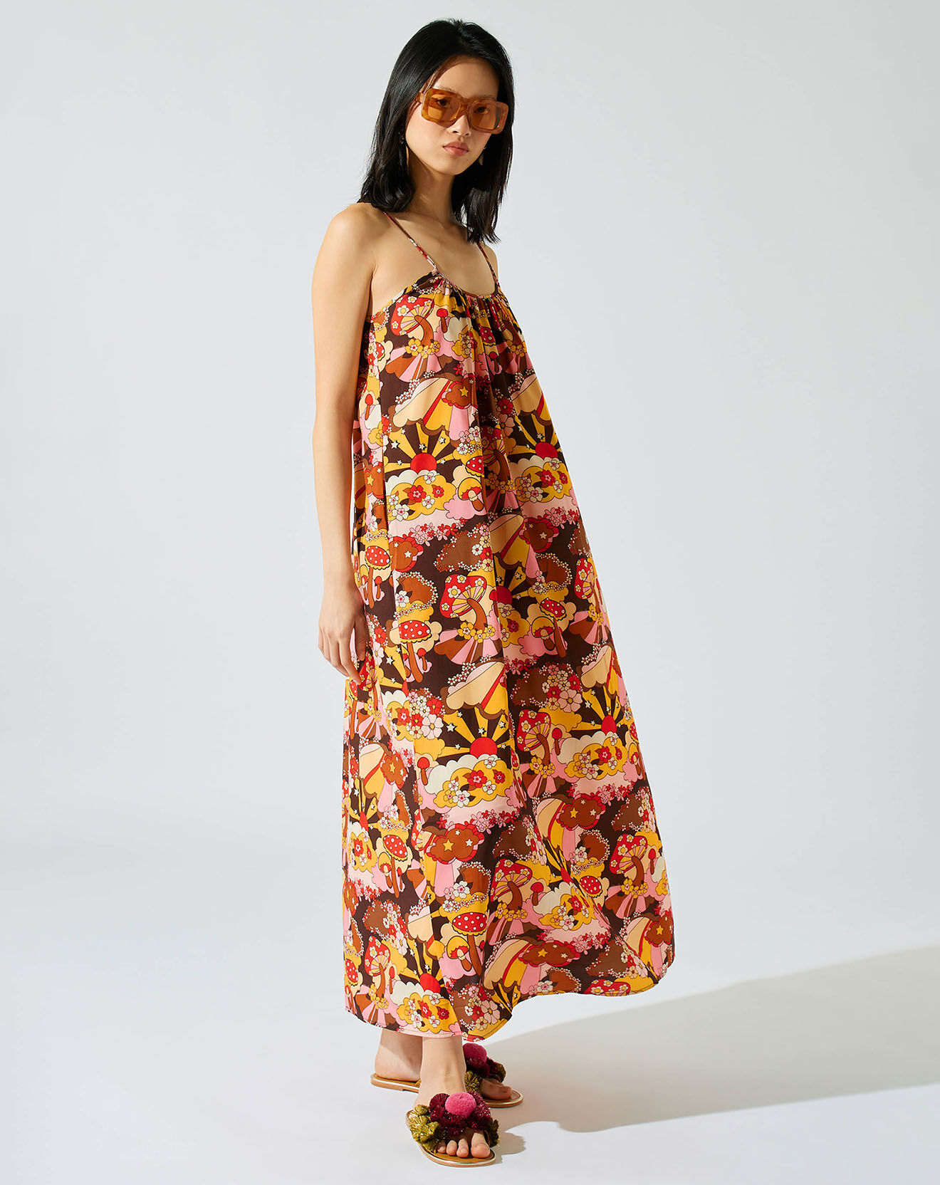 Manoush Robe Sun marron