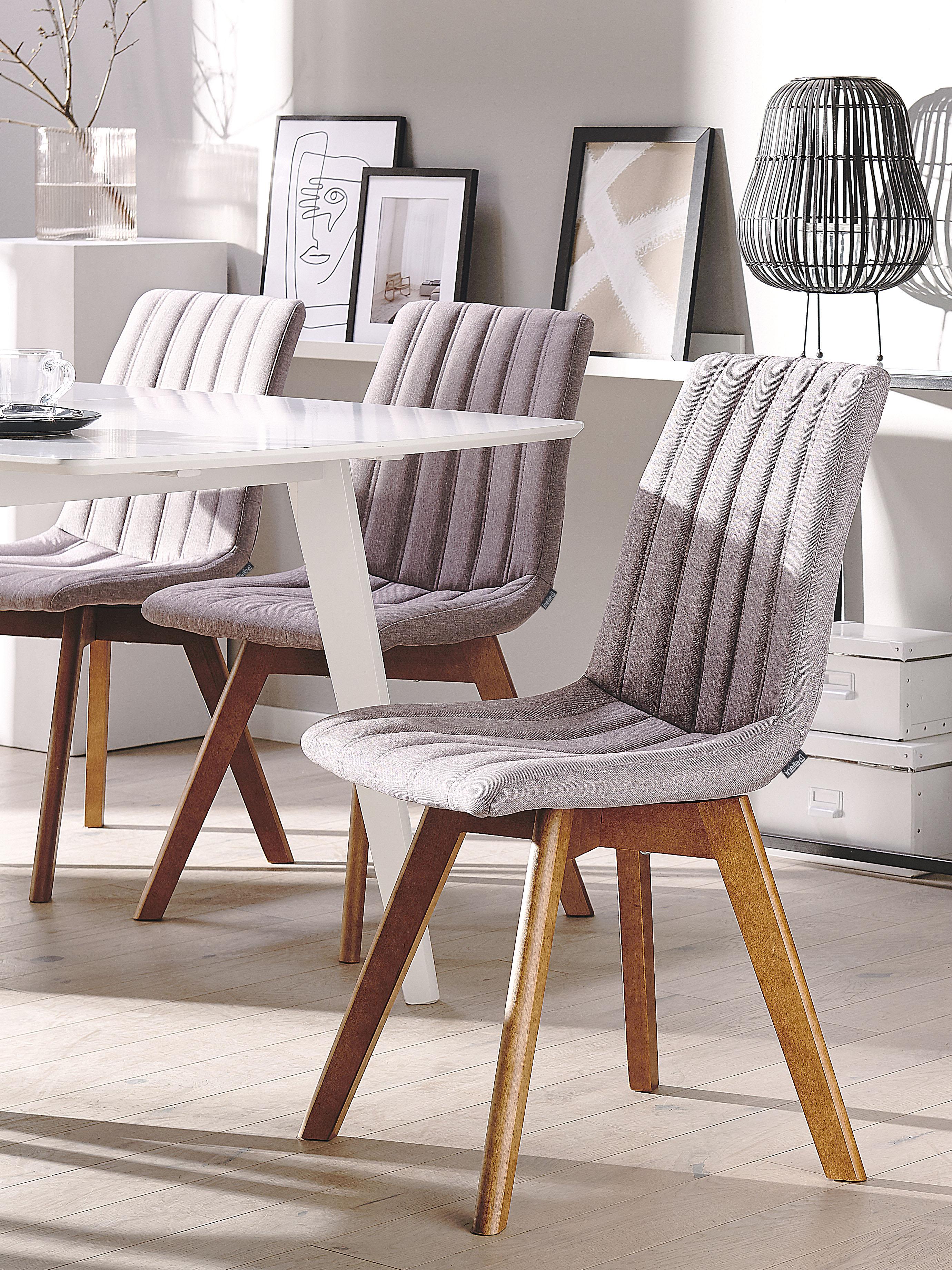Set van 2 eetkamerstoelen CALGARY Taupe