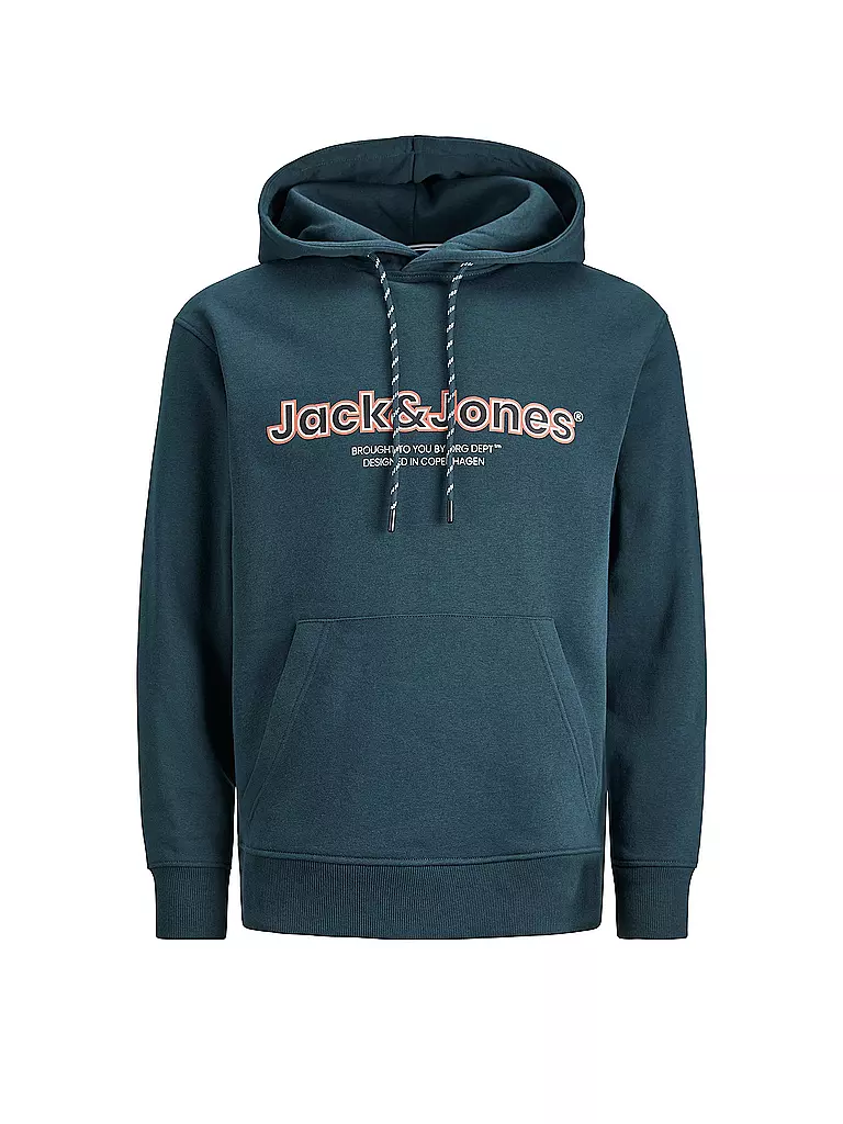 JACK & JONES Kapuzensweater - Hoodie JORLAKEWOOD petrol