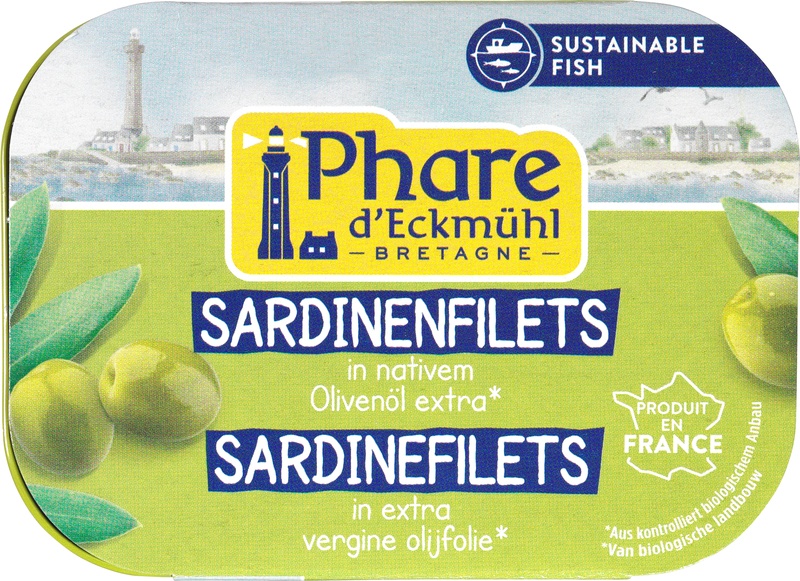 Phare d’Eckmühl Sardinefilets In Olijfolie (100 gr)