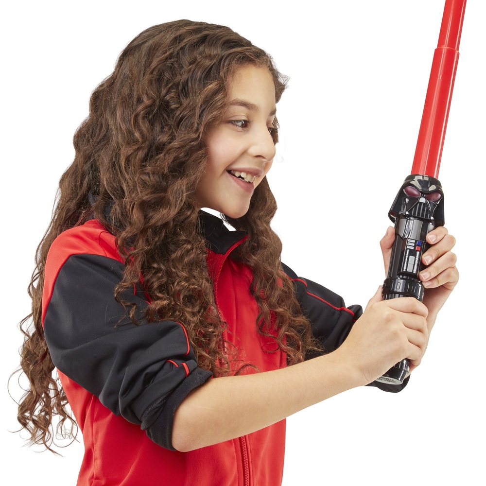 Star Wars Lightsaber Squad Darth Vader Ausziehbares rotes Lichtschwert