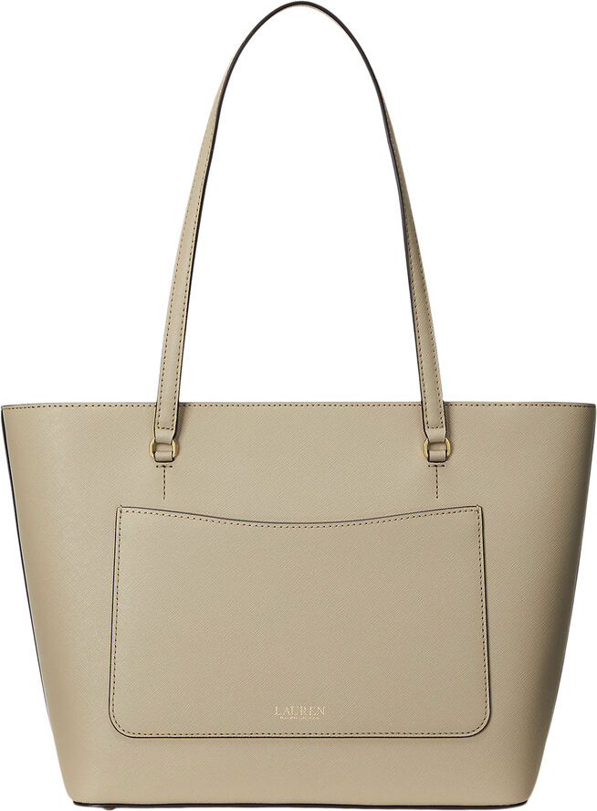 Lauren Ralph Lauren CROSSHATCH LEATHER-KARLY SHPPER-TTE Birch tan