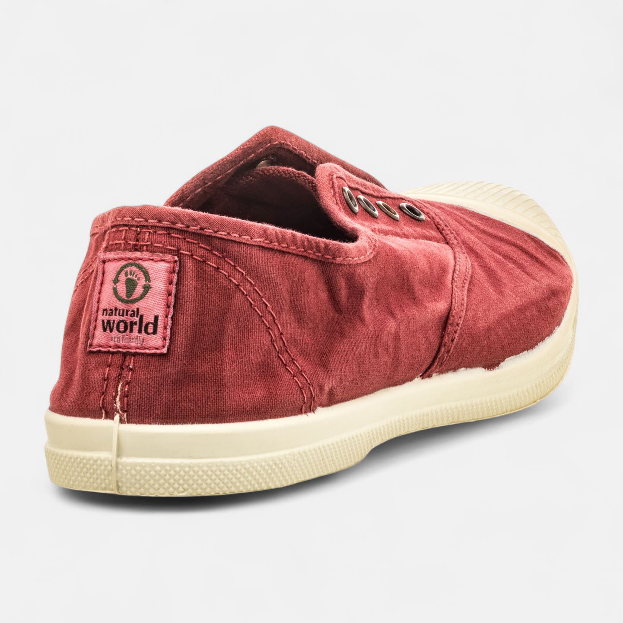 Baskets en toile Femme bordeaux