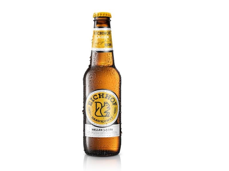 Eichhof Lager Bier 10 x 0.33 l Klassisches Schweizer Lagerbier