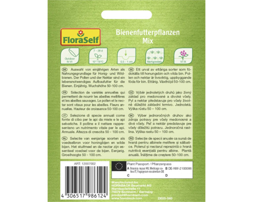 FloraSelf bloemenmix van bijvriendelijke planten, eenjarig