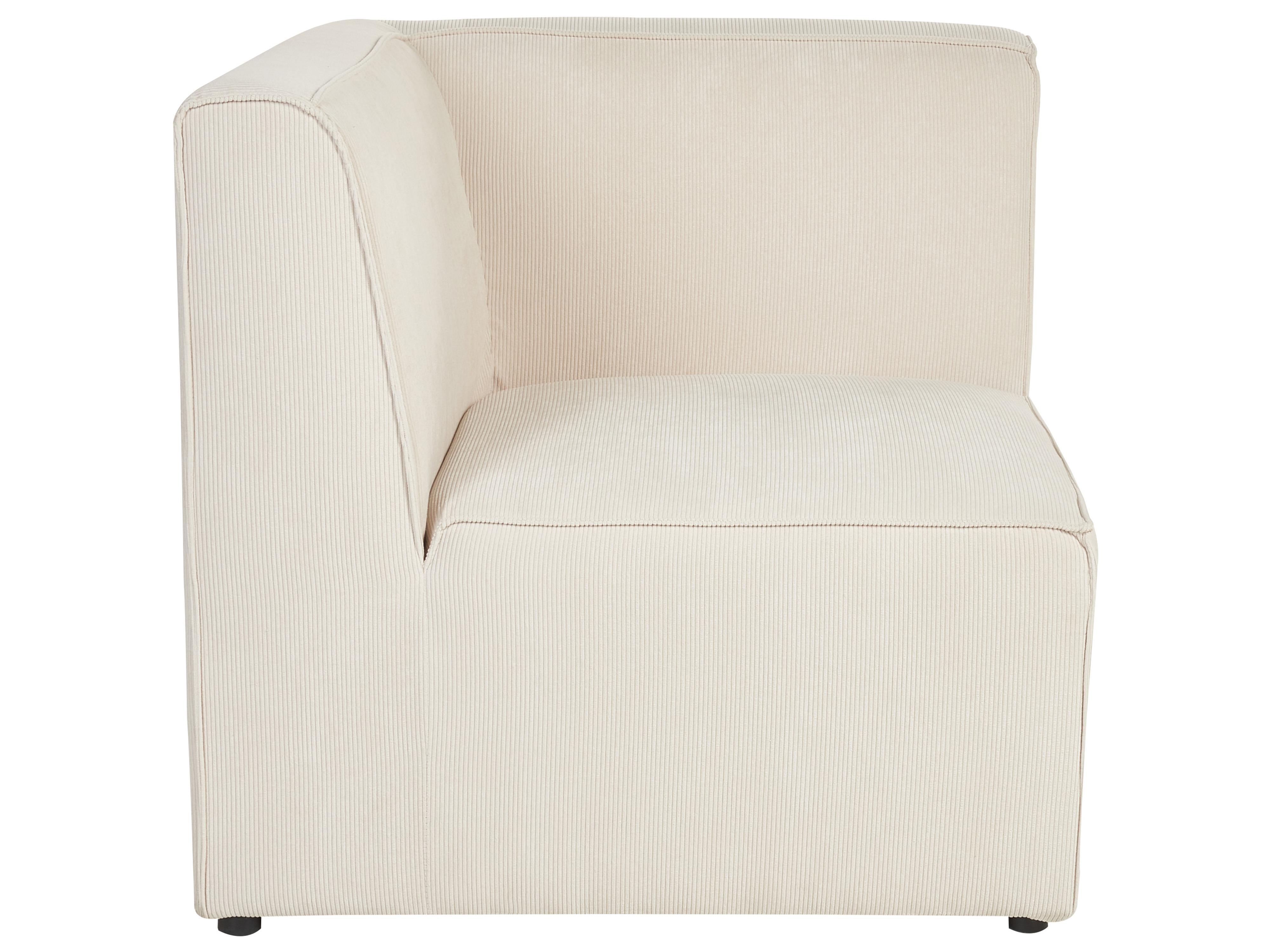 Hoekmodule LEMVIG Corduroy Lichtbeige