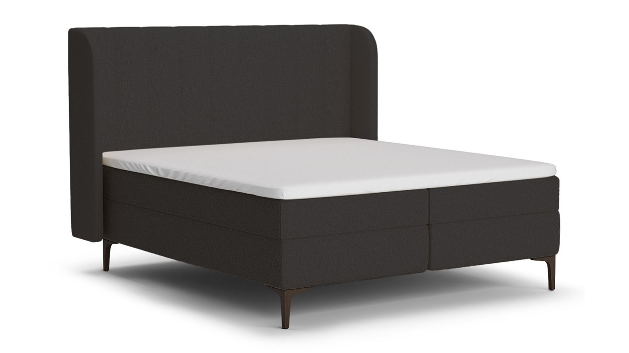 Boxspring Ivory - Pure touch charcoal