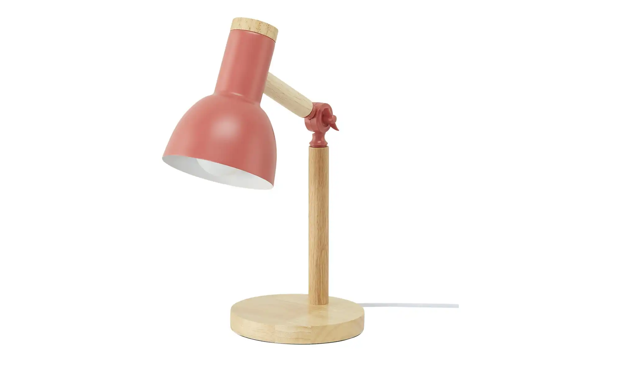 KHG Tischleuchte, 1-flammig, Bambus/ Pink