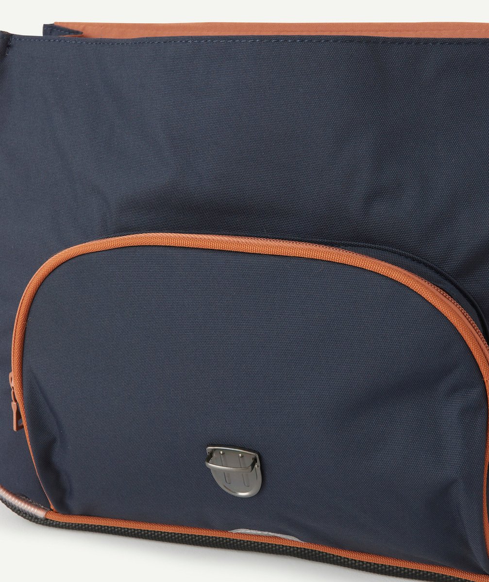 TANN'SCARTABLE CAMILLE BLEU MARINE PORTE CLÉ BASKET