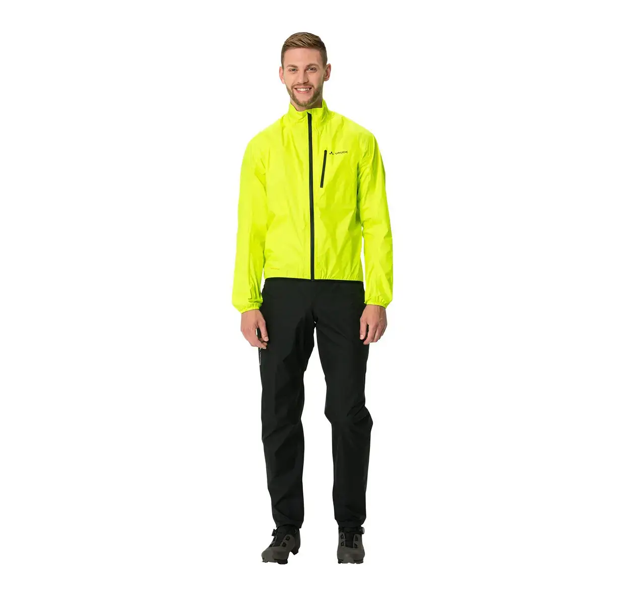 VAUDE Drop III Regenjack Neon Geel Heren