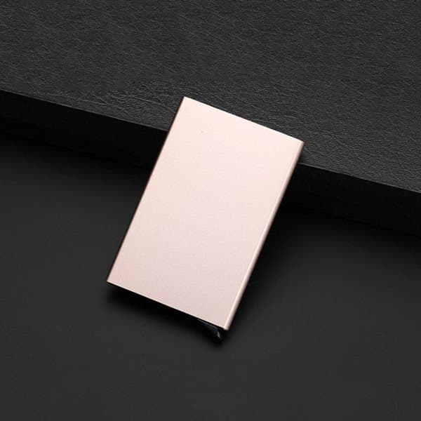 Kortholder RFID-beskyttet Aluminium Pop-up