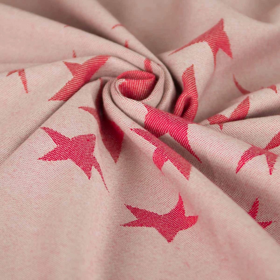 Hoppediz Babytragetuch Ring-Sling Los Angeles rot