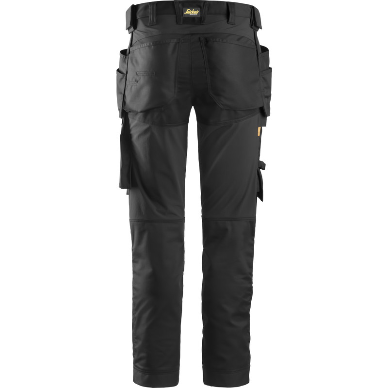 Snickers AllroundWork stretch werkbroek met holsterzakken Slim fit 6241 48 zwart*