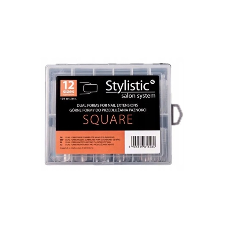 Claresa Stylistic Dual Form Nagelverlängerungsformen Square 120 Stück