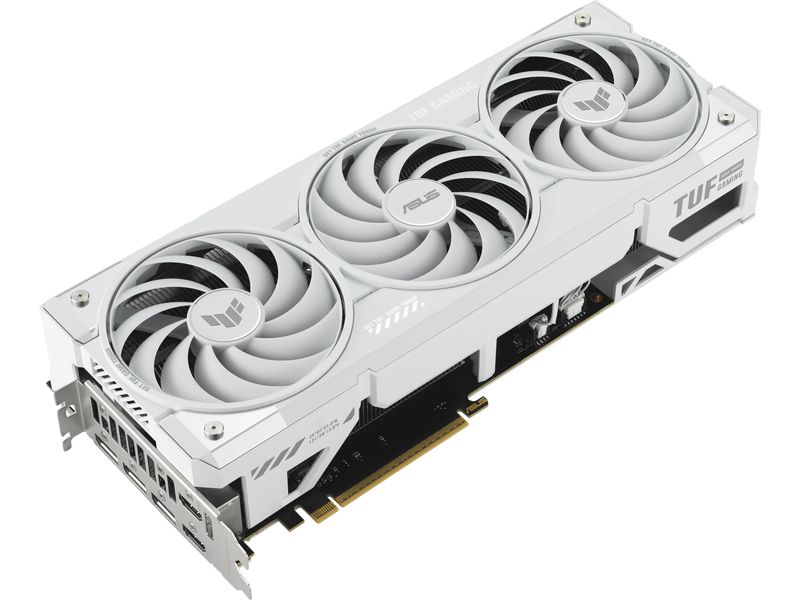 ASUS Grafikkarte TUF Gaming GeForce RTX 5070 Ti White OC Ed Gaming-Grafikkarte mit 16 GB GDDR7-Speicher