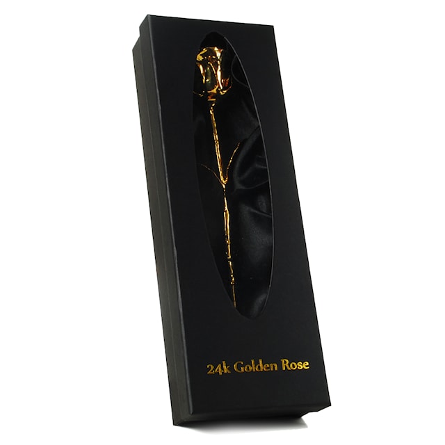 24K Golden Rose - Black Box
