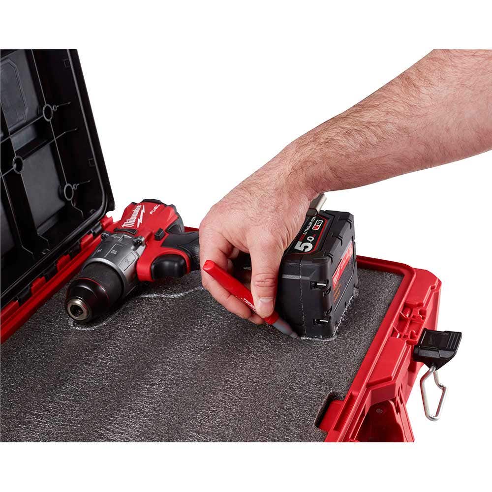 MILWAUKEE PACKOUT™ Tool Box with Foam Insert 48228450