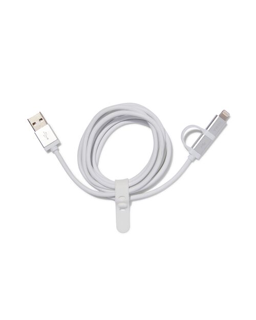 câble chargeur 8 broches et type C