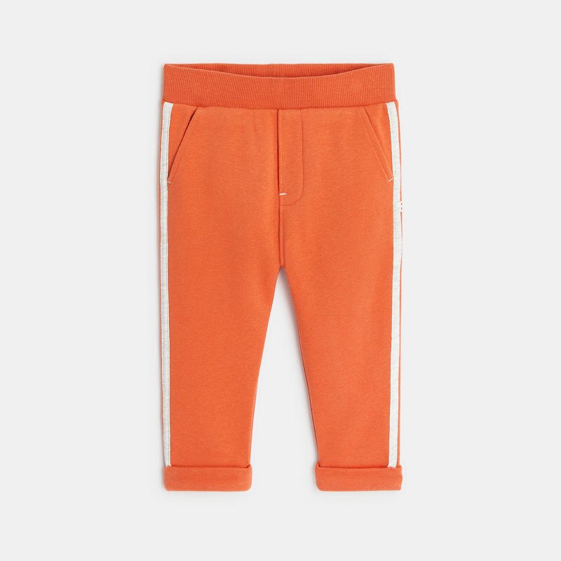 Sweat molleton et jogging orange bébé garçon Orange