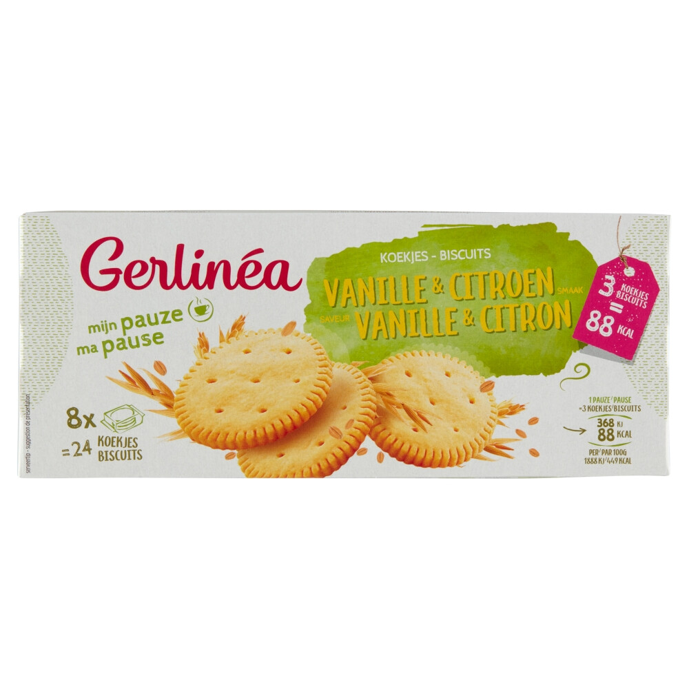 Gerlinea Koekjes Vanille & Citroen8x3 stuks