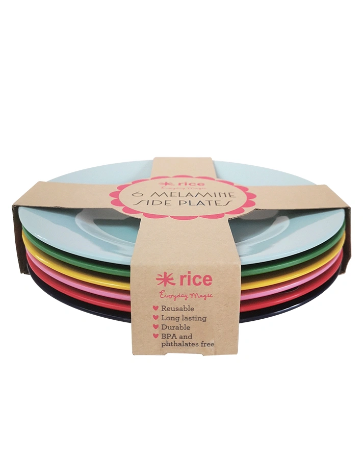 Melamin-Teller CHOOSE FAVORITE COLORS 6er-Set