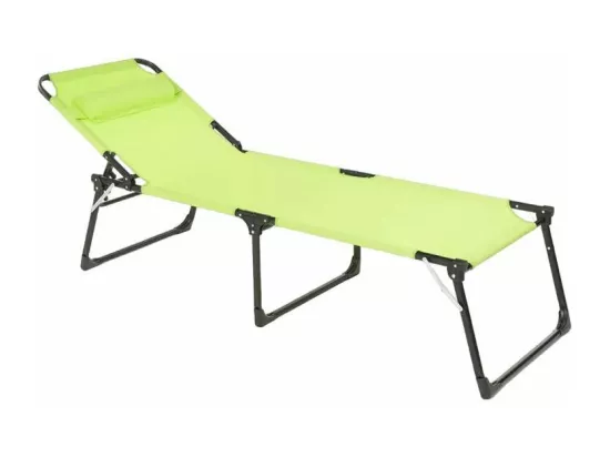 Bain de soleil pliant en aluminium transat de plage PINNACLE