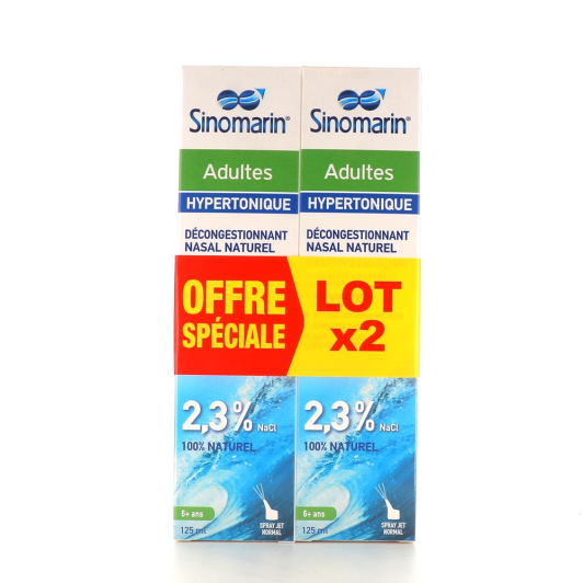Sinomarin Spray Hypertonique Nez Bouché - Adultes