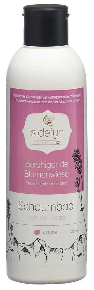 SIDEFYN Schaumbad<br>200 ml, Flasche, beruhigende Blumenwiese