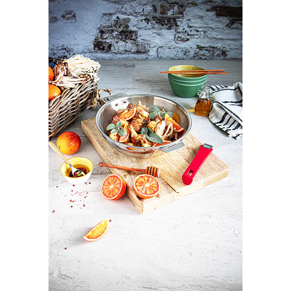 Wok inox Casteline 28 cm Cristel