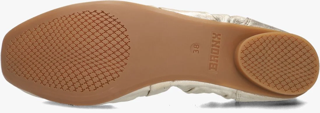 BRONX gouden bronx ballerina's alor-a 66496-m