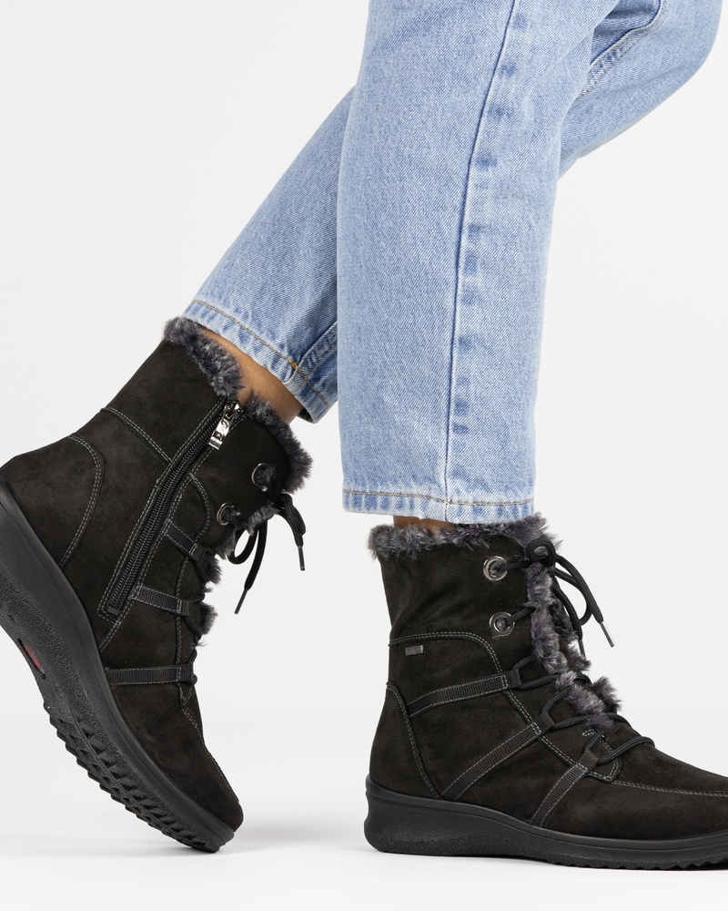 Ara München Rits- & gesloten boots  - zwart