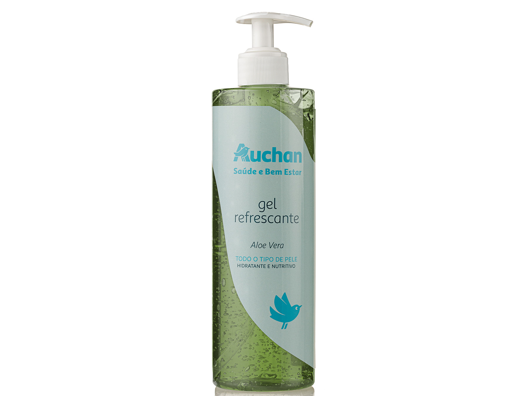 GEL REFRESCANTE AUCHAN SAÚDE E BEM ESTAR ALOE VERA 500ML