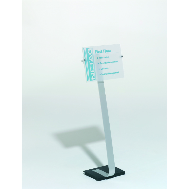 Support d'information sur pied CRYSTAL SIGN® STAND A3