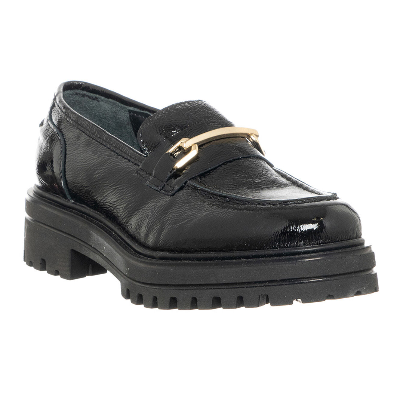 Loretta Pettinari Mocassins en Cuir Naplak noirs