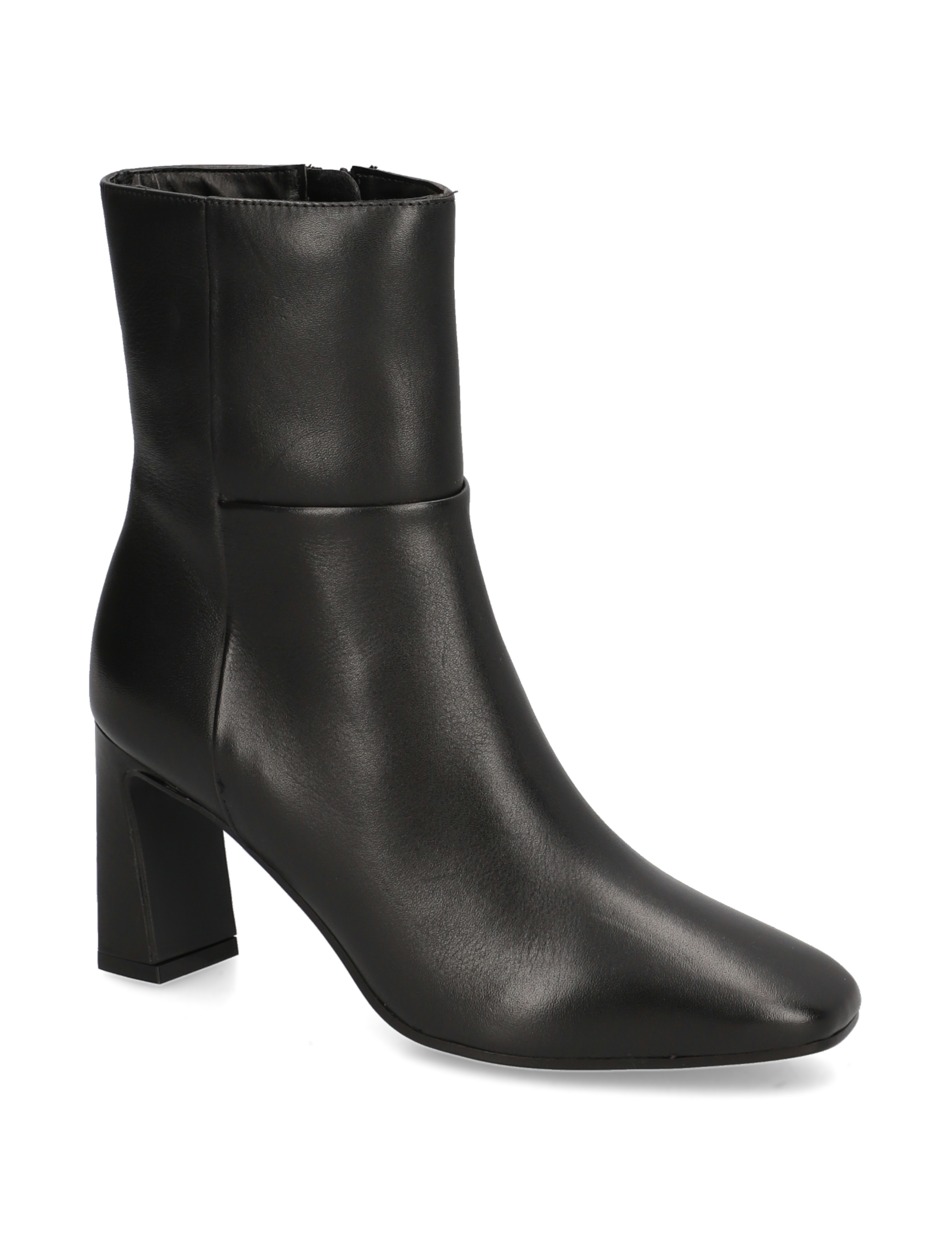 Glattleder Stiefelette