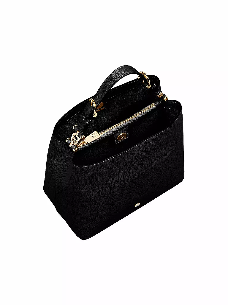 AIGNER Ledertasche - Bucket Bag DELIA Medium schwarz