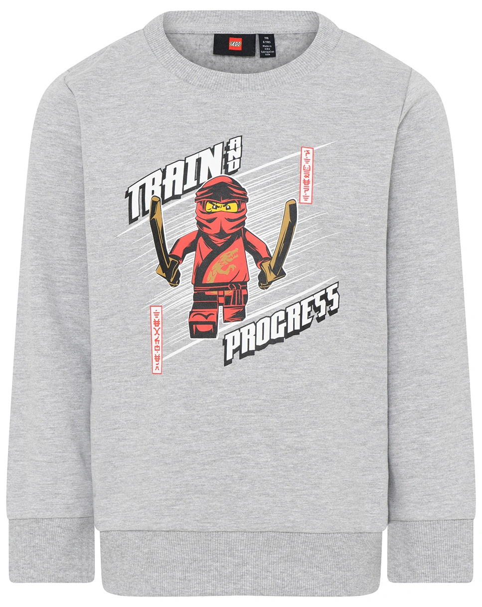Sweatshirt LWSTORM 617 in grey melange