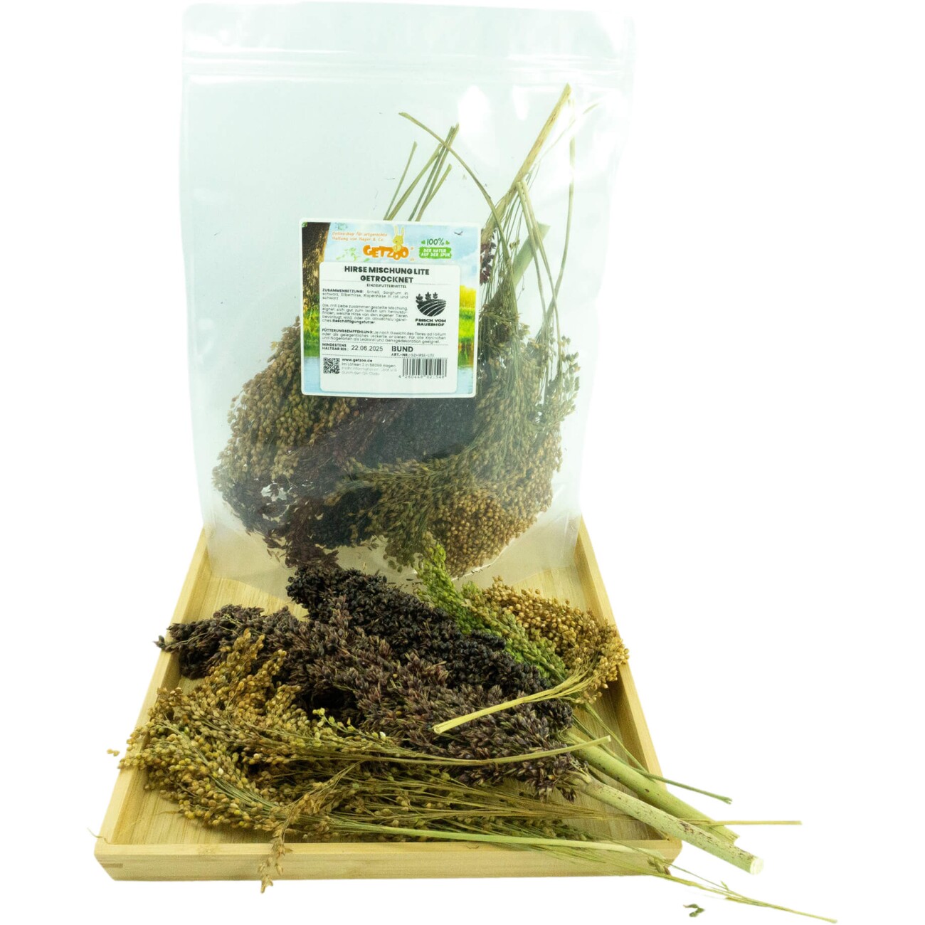 Getzoo Hirse Lite Mischung - getrocknet (Bund)