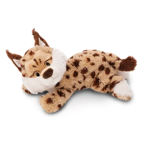 NICI Kuscheltier Luchs Mutter 40cm & Kind 20cm liegend GREEN