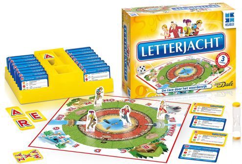 Megableu - Letterjacht - Educatief Bordspel - Diverse Moeilijkheidsniveaus