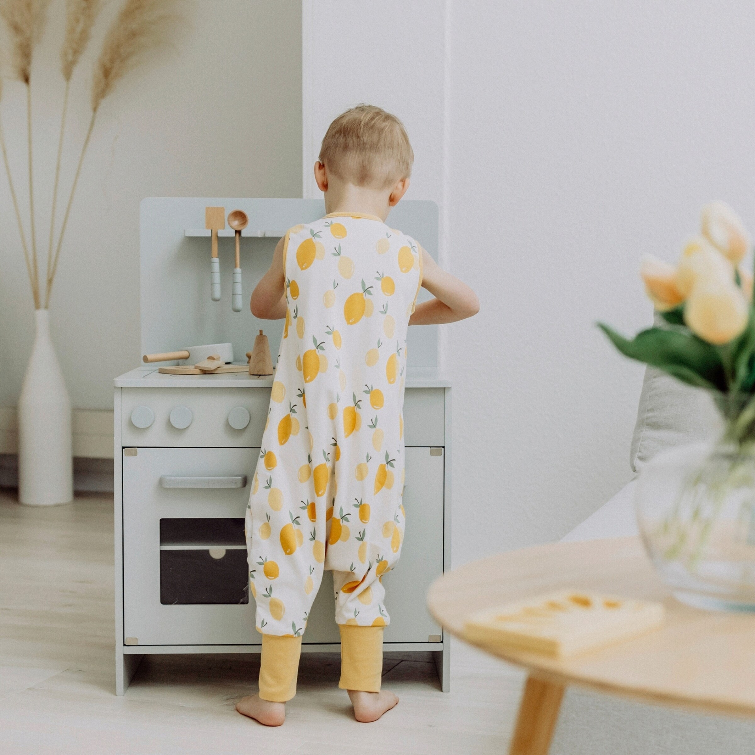 emma & noah Ganzjahres-Sleepoverall 1.0 TOG gelb / Zitrone