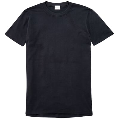 Herren-American-Shirt, Schwarz