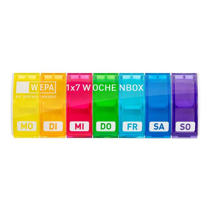 Wepa 1x7 Wochenbox UV-Schutz + Regenbogen, 1 St