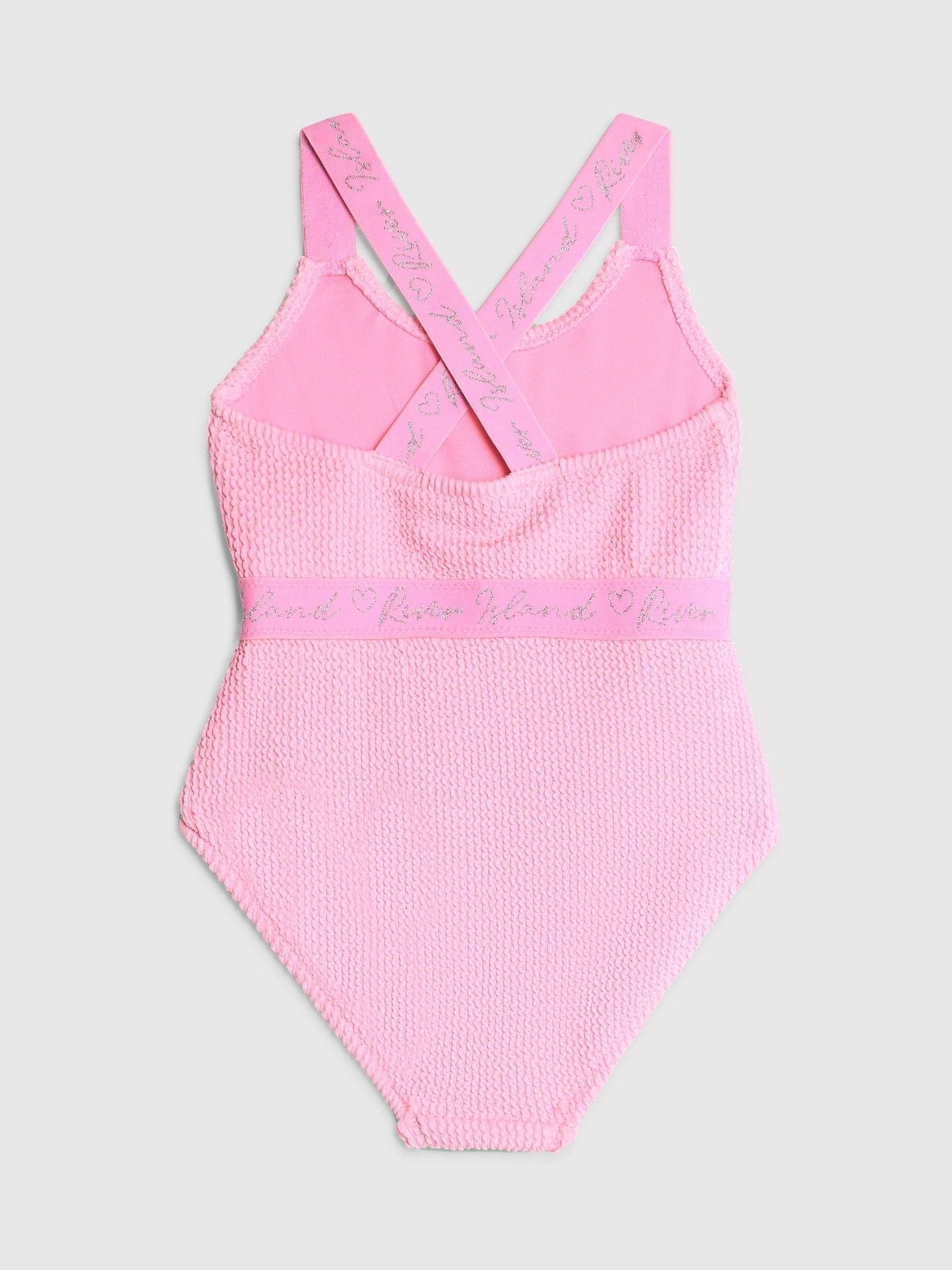 River Island Girls Elastic Textured Swimsuit