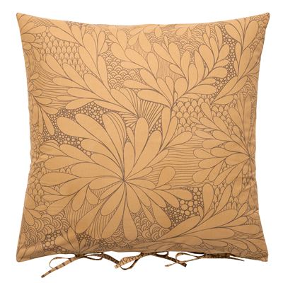 Linge de lit motif fleurs au trait