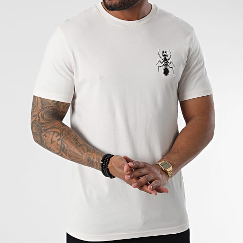 Tee Shirt Original Spirit Beige Noir