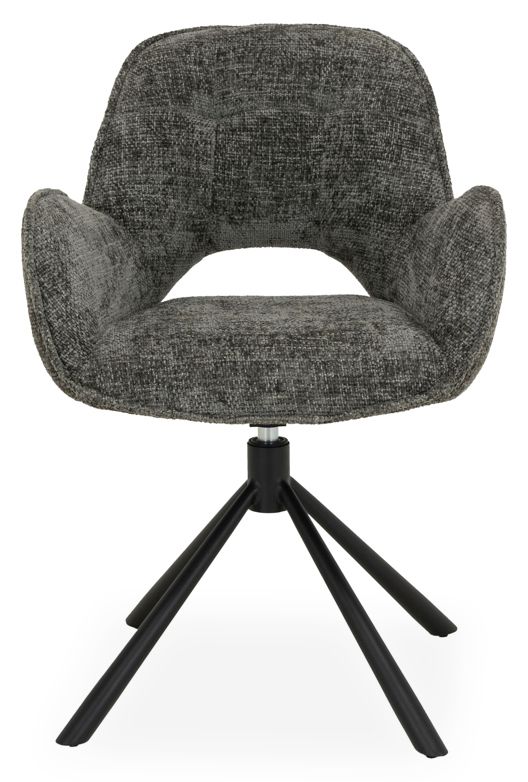 Eetkamerstoel Haga 16 Charcoal Isola B63 x D64 x H89 cm