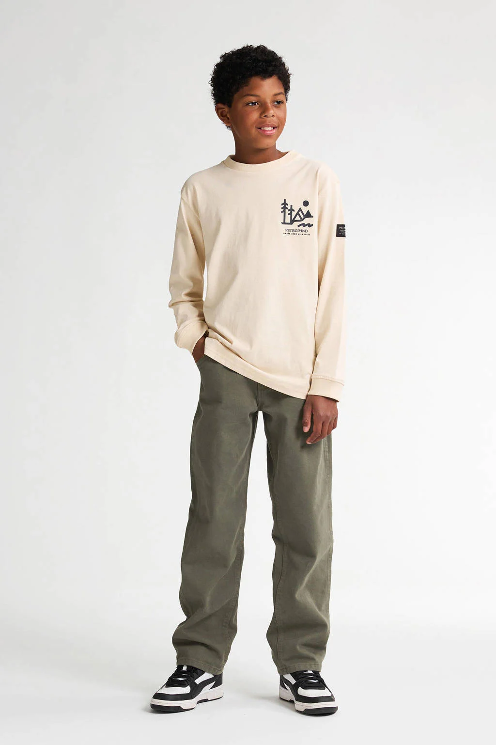 Petrol Industries longsleeve ecru