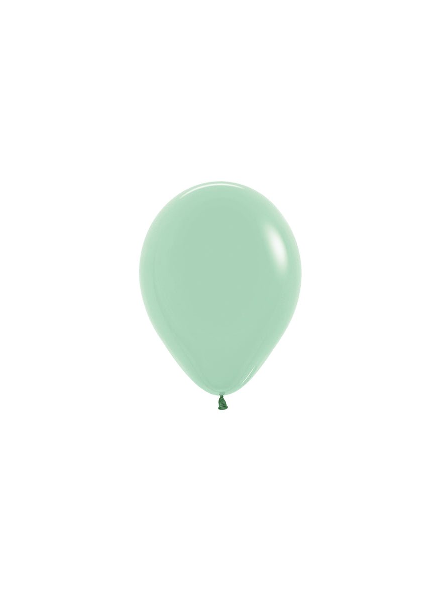 Groene Ballonnen Pastel 12cm 50st