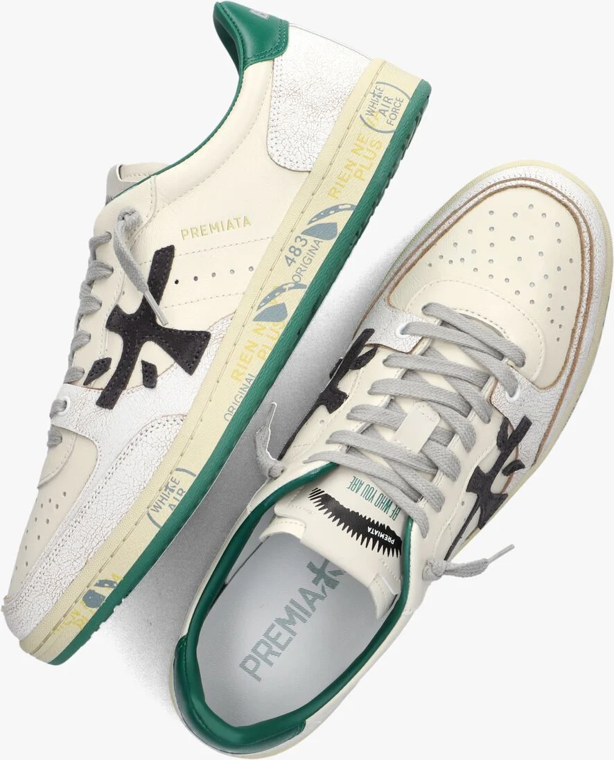 PREMIATA witte premiata lage sneakers clay